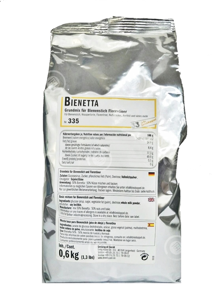 Bienetta德國法蘭酥餅粉／麥芽糖粉 600g_0