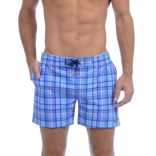 零碼泳褲SALE🏄Hampton-格子趣　海灘褲_0