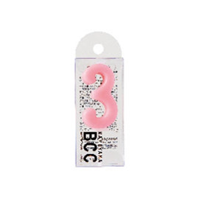 日本 BCC 數字蠟燭【3】_0