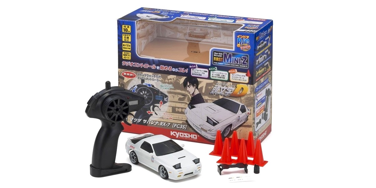 京商　Kyosho Mini-Z RX-7 FC3S 頭文字D 高橋涼介 66602 FIRST MINI-Z系列-頭文字D 高橋涼介MAZDA RX-7 FC3S