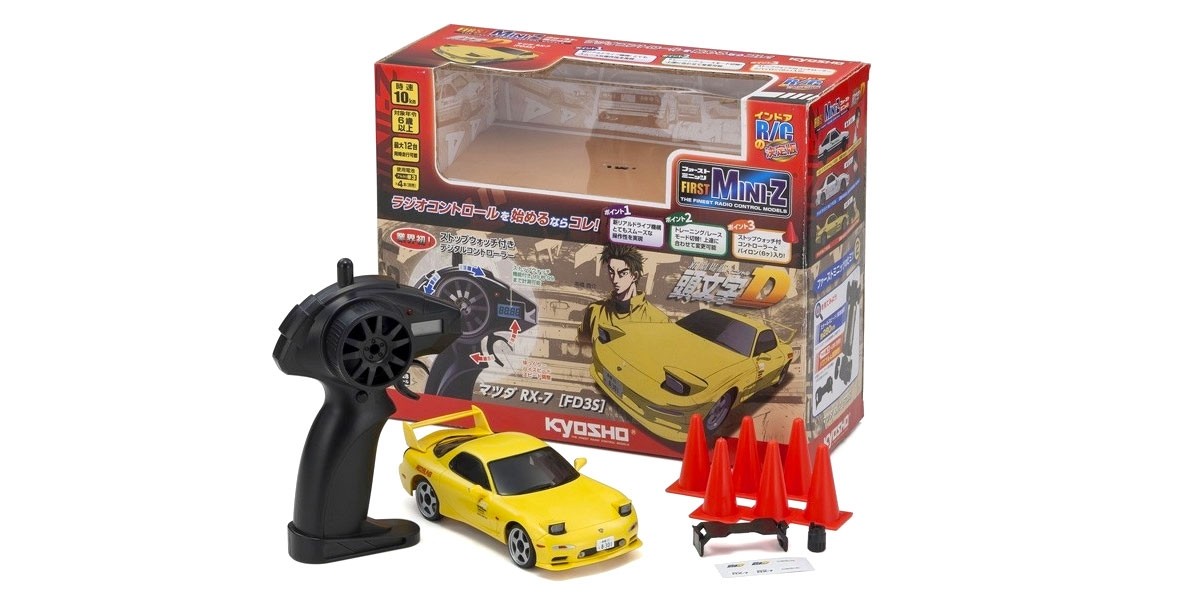 未開封 First Mini-Z 頭文字D マツダ RX-7 FD3S 高橋啓介 まるでミニカー！『頭文字D』第1巻の高橋啓介のFD（マツダRX-7