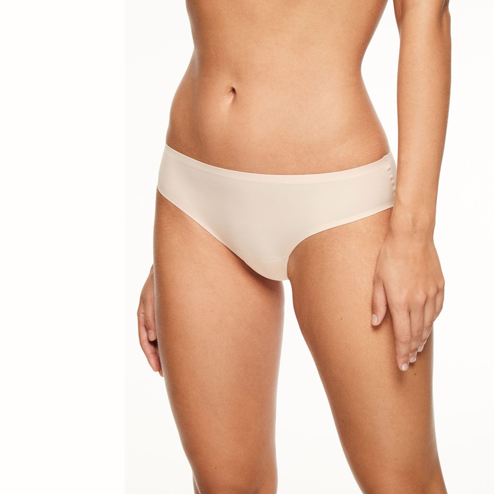 【Chantelle Lab】透氣涼感無痕低腰三角內褲>粉膚色(26430_01N)【Soft Stretch】_0