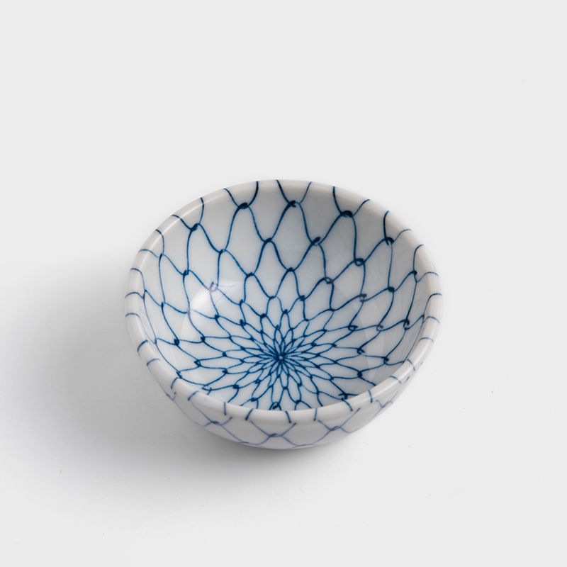 日式 清水網絡 8.5cm 陶瓷小碟｜藍染｜單品_0