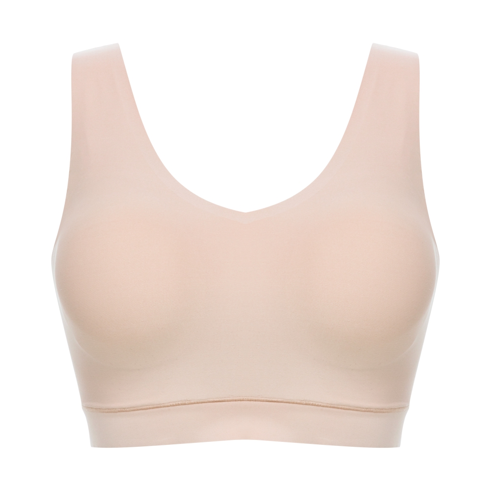 【Chantelle Lab】透氣涼感V領無痕內衣>XS-XXL>膚色(16A10_0WU)【Soft Stretch】_2