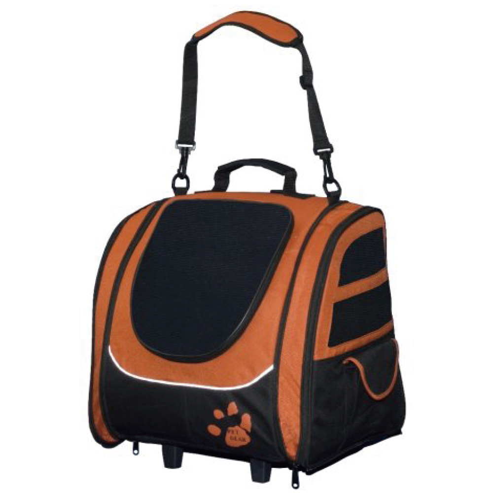 Pet Gear I-GO2 Traveler Roller-Rucksack – 5-in-1 Tragetasche Für Katzen & Hunde, Mit Rädern & Haltegurt, Rosa