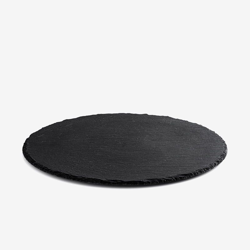 日式 自然風尚 30cm 板岩餐盤｜圓｜單品_3