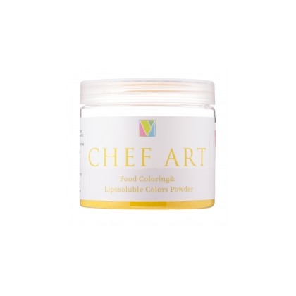 chefArt 食品級油溶性色粉／巧克力色粉（黃）10g_0