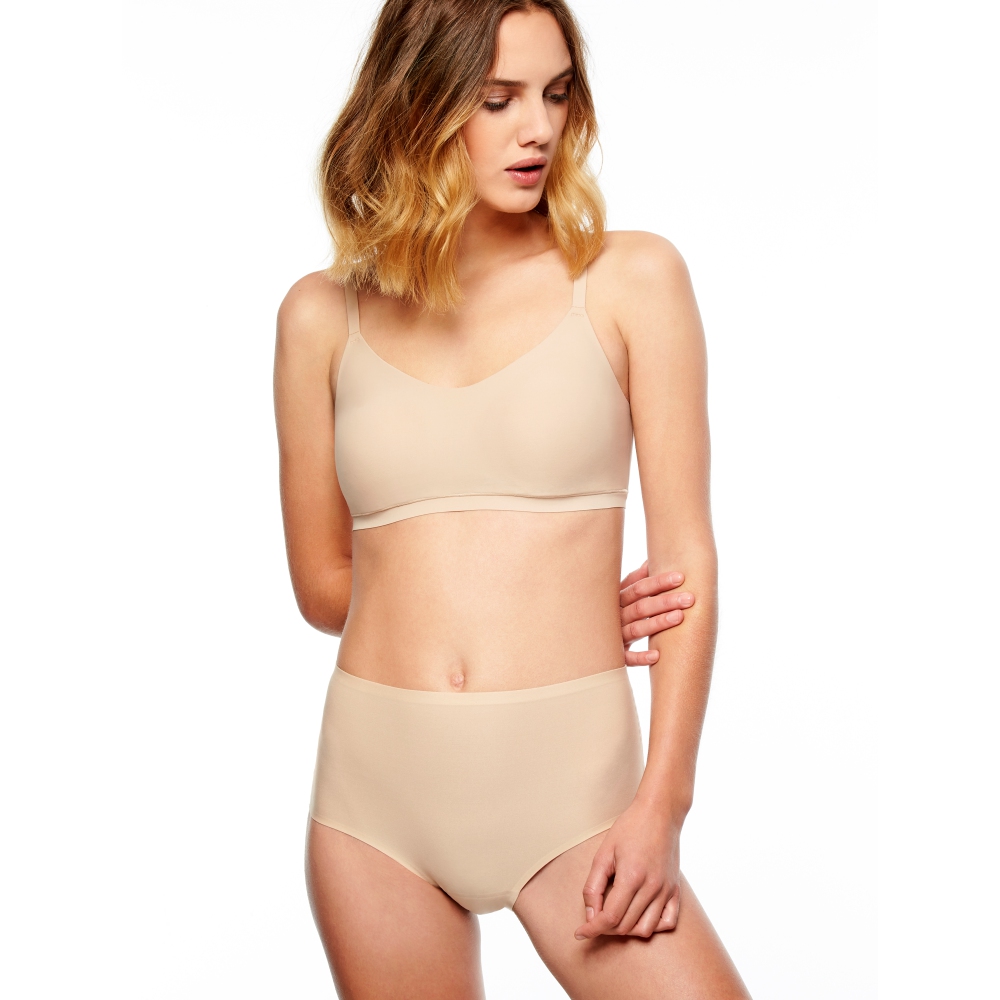 【Chantelle Lab】透氣涼感U領無痕內衣>XS-XXL>膚色(16A20_0WU)【Soft Stretch】_2