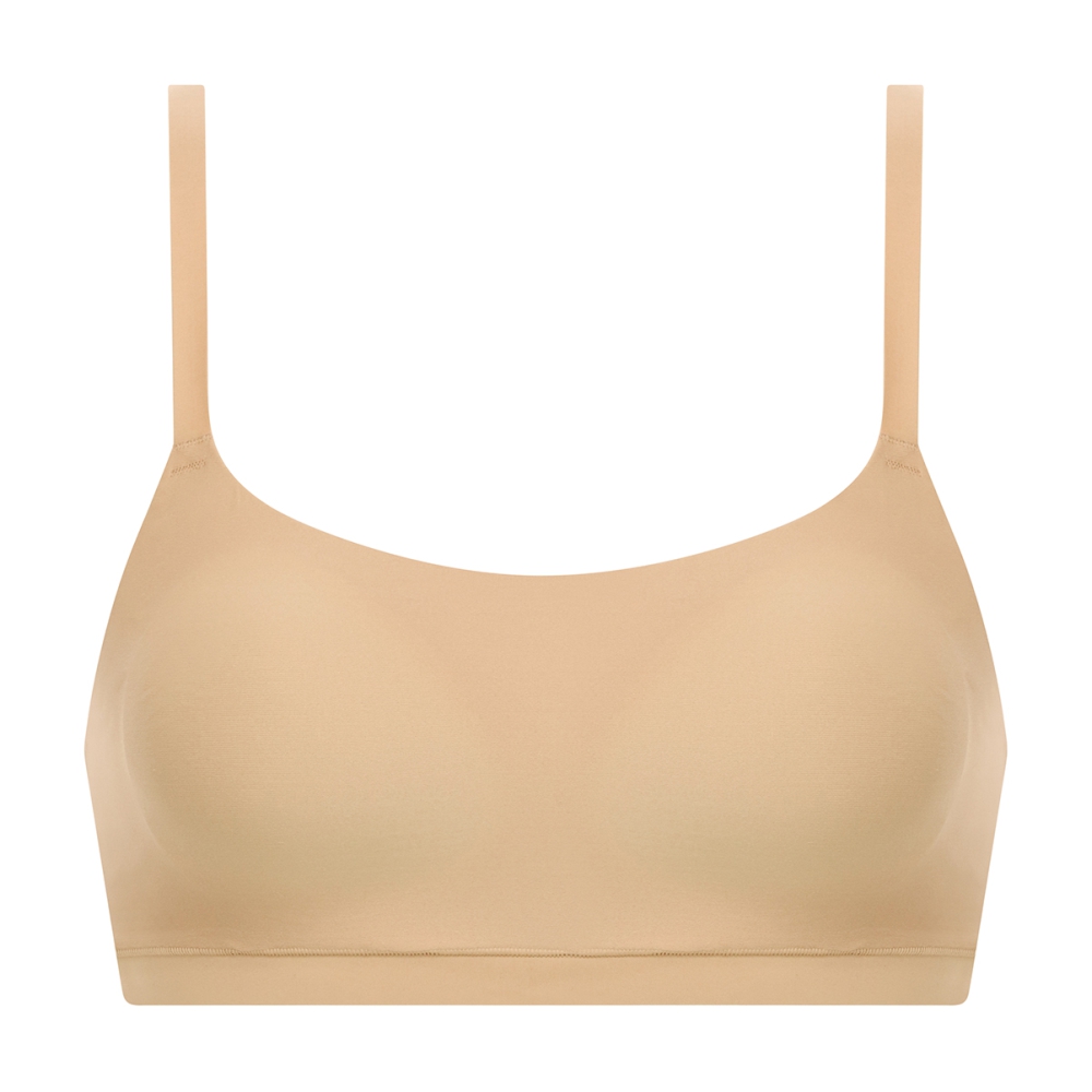 【Chantelle Lab】透氣涼感U領無痕內衣>XS-XXL>膚色(16A20_0WU)【Soft Stretch】_3