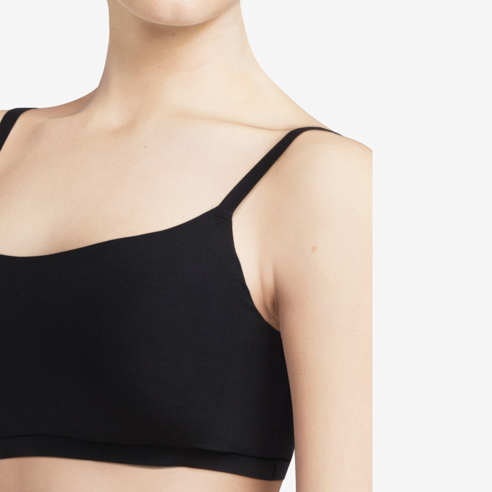 【Chantelle Lab】透氣涼感U領無痕內衣>XS-XXL>黑色(16A20_011)【Soft Stretch】_1