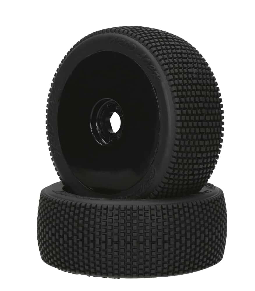 Performa Gridlock V3 Mounted Tire (White Compound/Carbon Wheel/1:8 ...