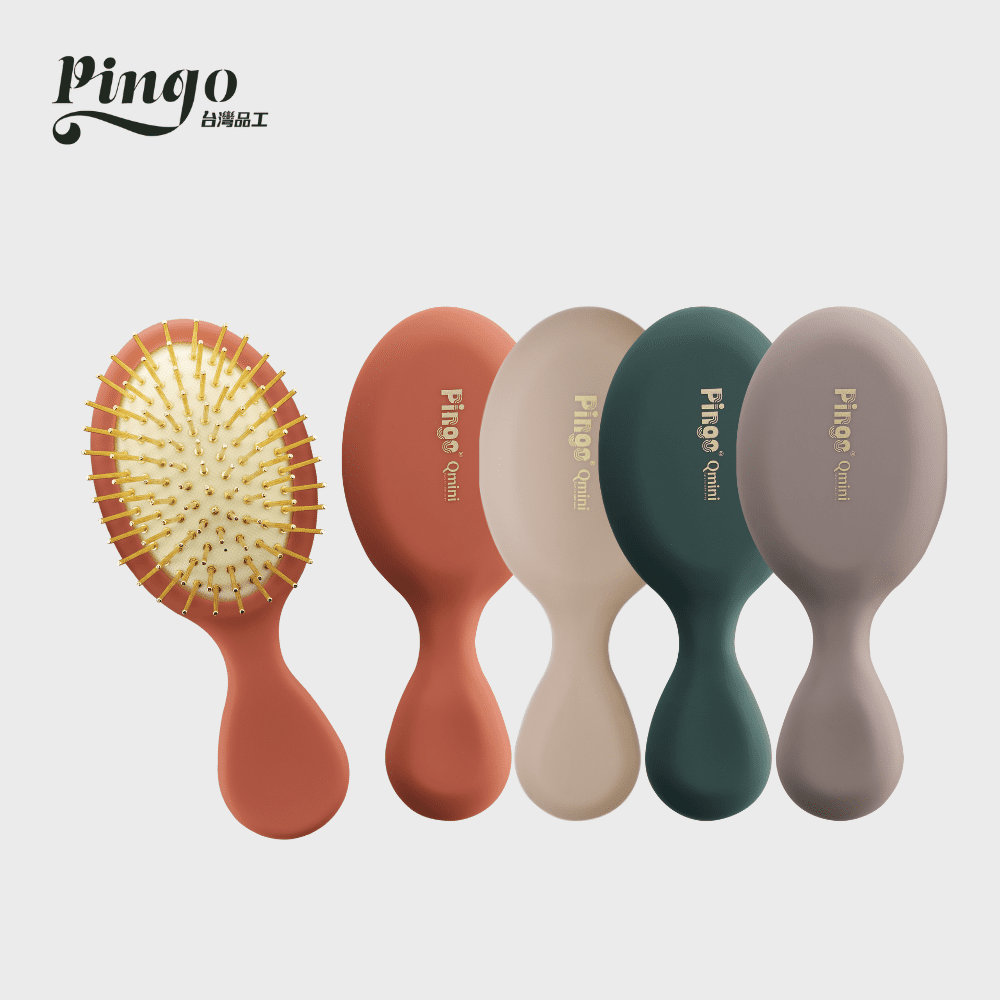 Pingo 台灣品工 TRAVEL｜Qmini 口袋黃金梳_0
