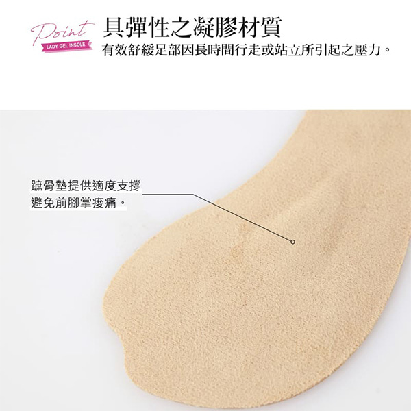 德國Pedag防滑吸震凝膠鞋墊E.【ZArt-182】I._3