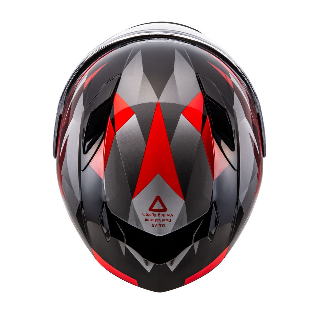 國產首選全罩】SOL SF6 獨角獸黑紅全罩安全帽