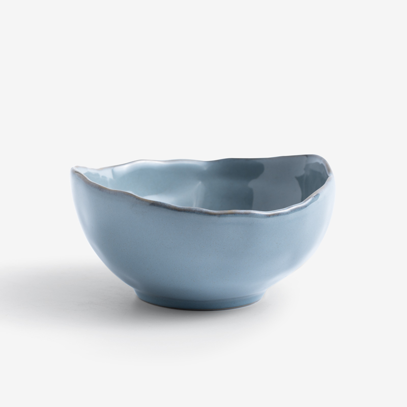 日式 手捻坯土 16cm 陶瓷大碗│瓷青│單品_1