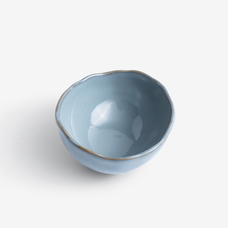 日式 手捻坯土11cm 陶瓷小碗│瓷青│單品_0