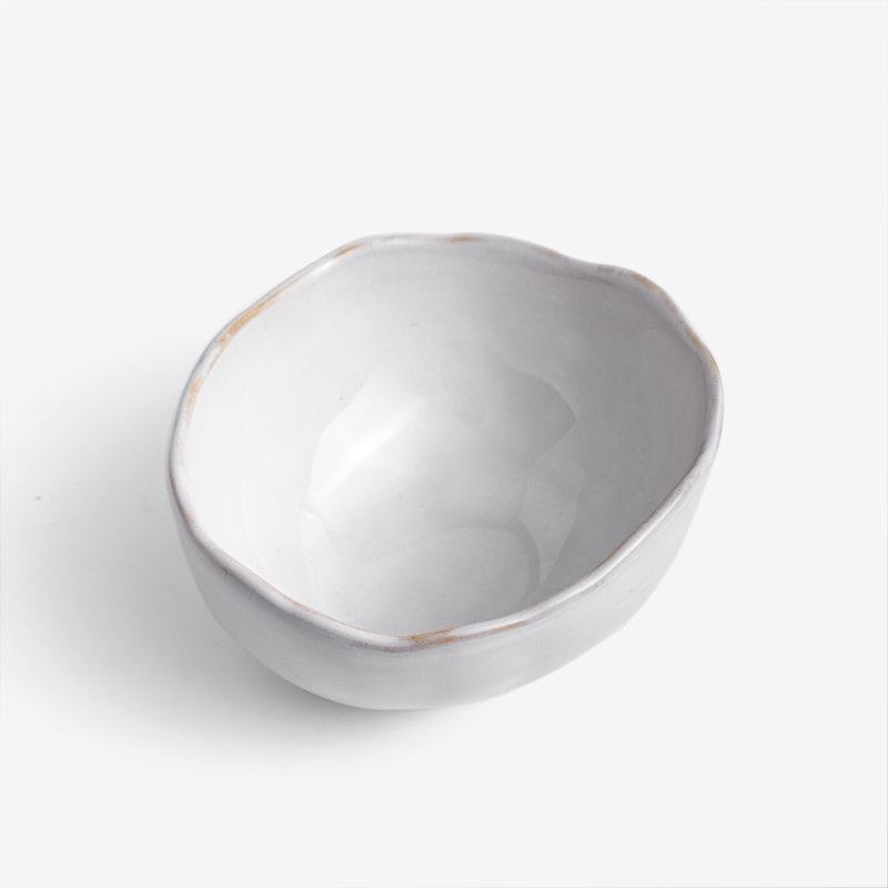 日式 手捻坯土 16cm 陶瓷大碗│牙白│單品_0