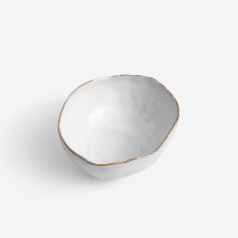 日式 手捻坯土 11cm 陶瓷小碗│牙白│單品_2