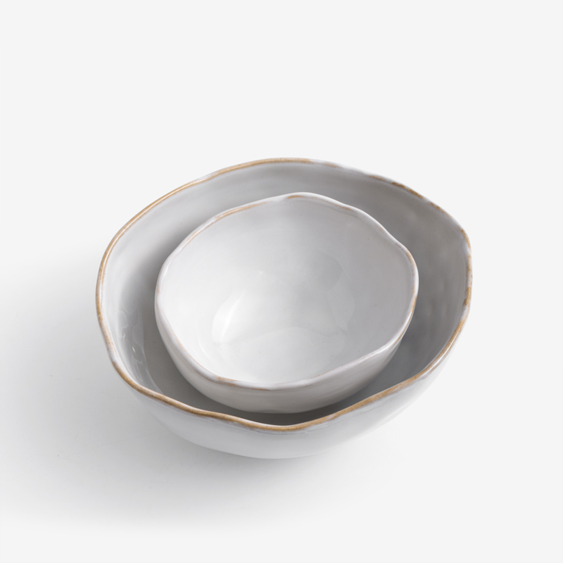 日式 手捻坯土 11cm 陶瓷小碗│牙白│單品_4