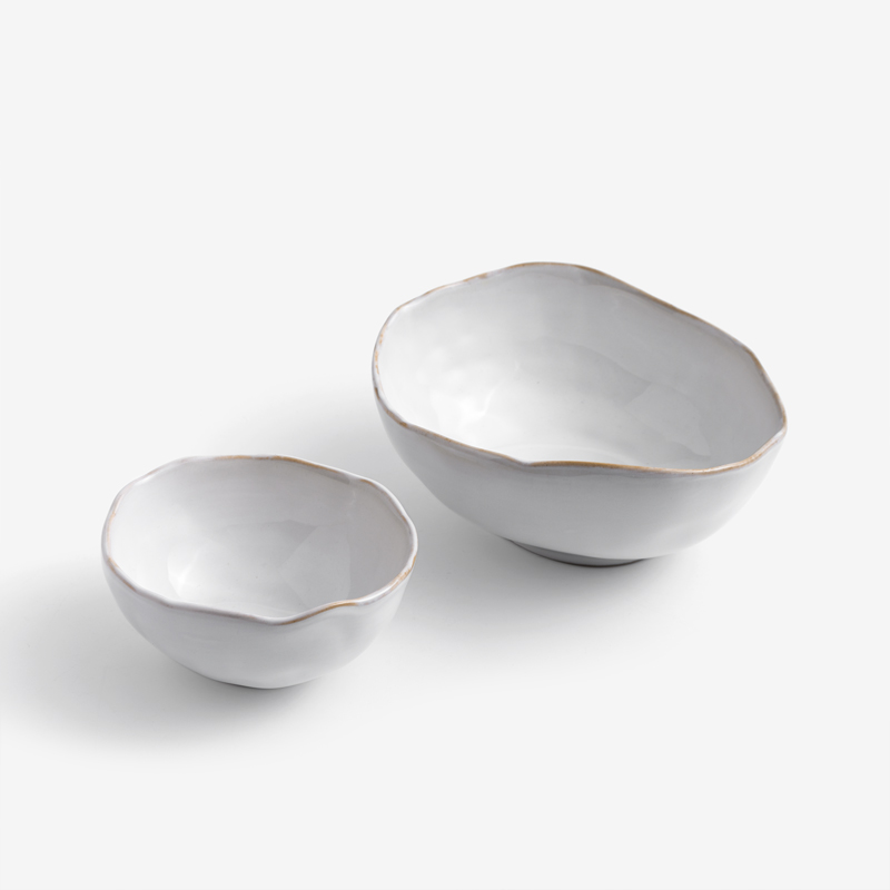 日式 手捻坯土 11cm 陶瓷小碗│牙白│單品_5