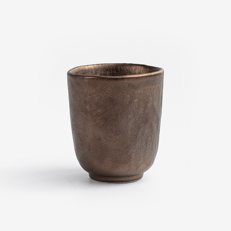 日式 銅釉流金 250ml 陶瓷茶杯｜古銅｜單品_0