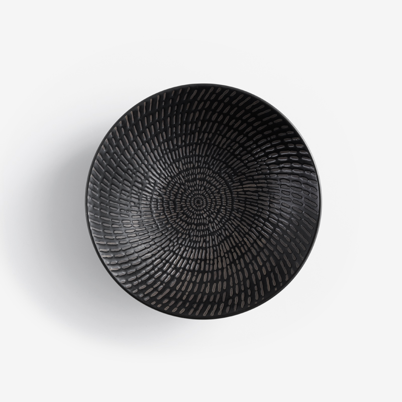 日式 旋紋流星 18.5cm 陶瓷圓碗｜單品_1