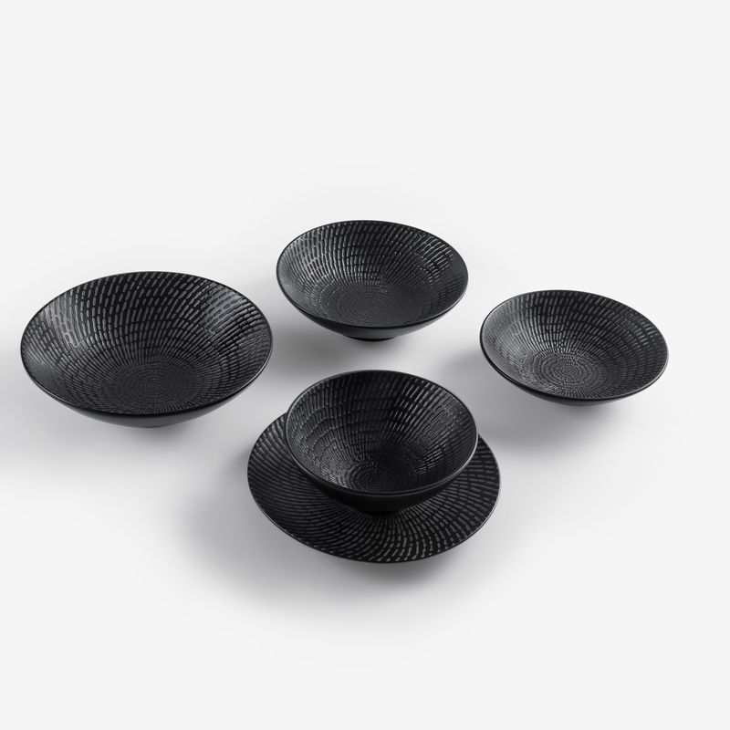日式 旋紋流星 18.5cm 陶瓷圓碗｜單品_3
