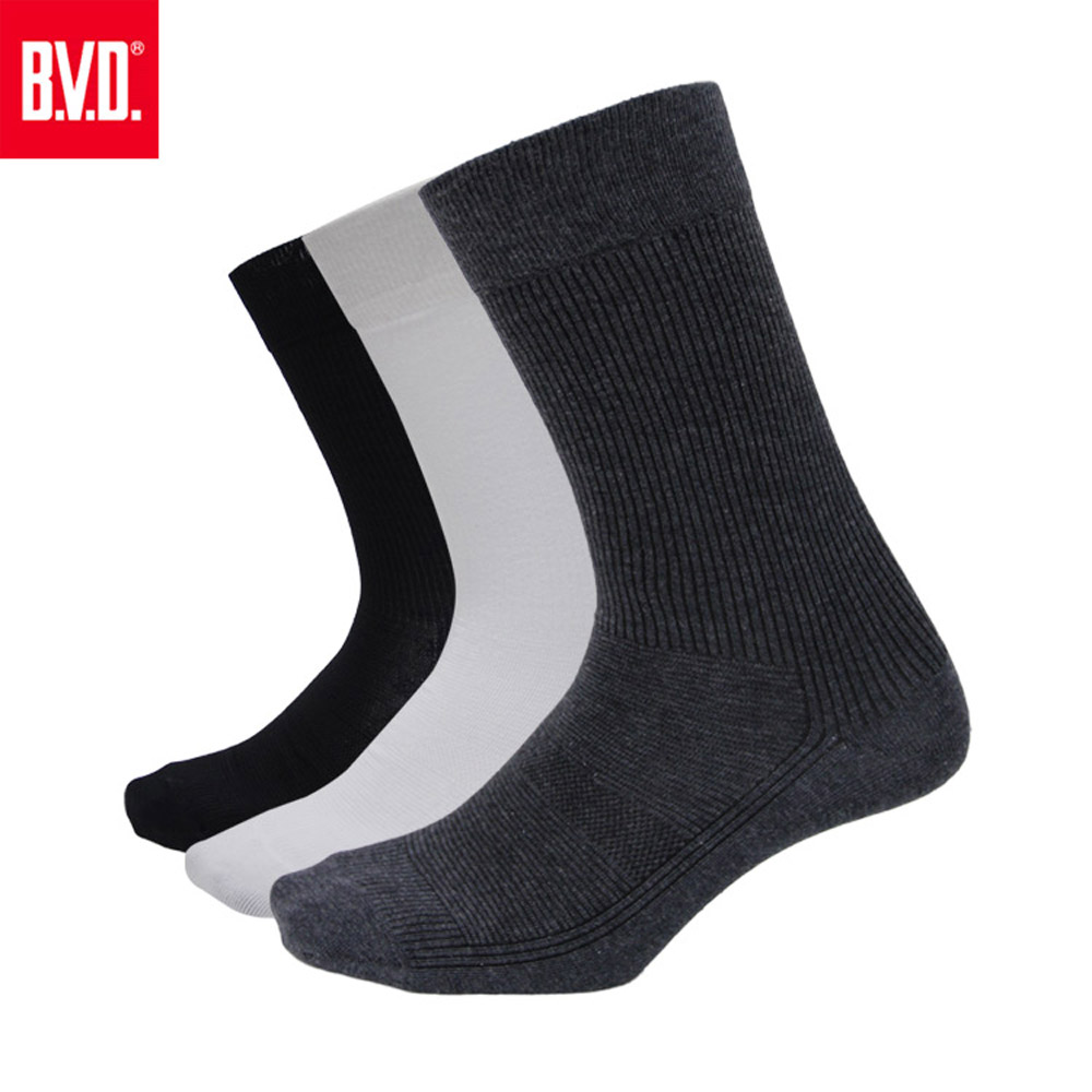 【BVD】男細針休閒襪-B223_0