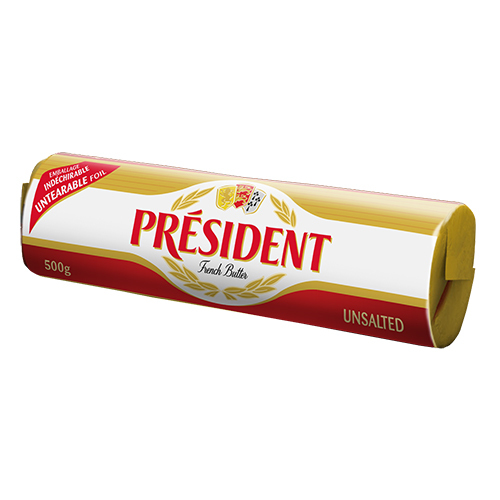 法國PRESIDENT總統牌無鹽奶油 500g_0