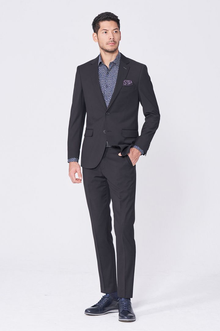 SST&C Black Tailor Suit Jacket | 0112101001  (Outlet)_4
