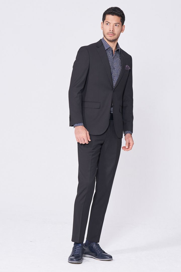 SST&C 黑色裁縫西裝外套 | 0112101001 (outlet)_5