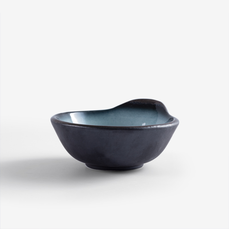 WAGA 松綠海潮 12cm 手柄陶瓷醬料碟︱單品_1
