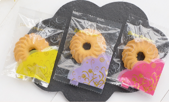 〔保利〕 7X10cm餅乾袋－Sweet（粉、黃）100入（BP6989）_1