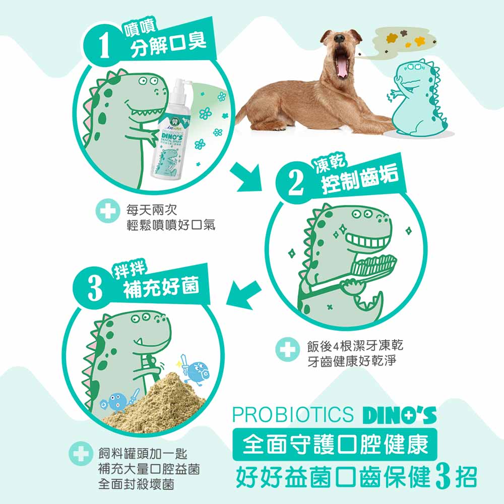 【IN-Plus】口腔保健-貓用好好益菌潔牙噴噴 120ml(貓保健品)_2