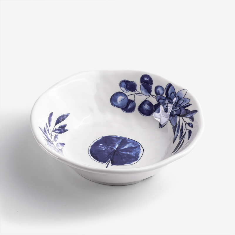 典雅青瓷 18cm 合成樹脂圓碗│單葉│單品_0