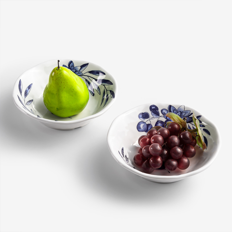 典雅青瓷 18cm 合成樹脂圓碗│單葉│單品_4