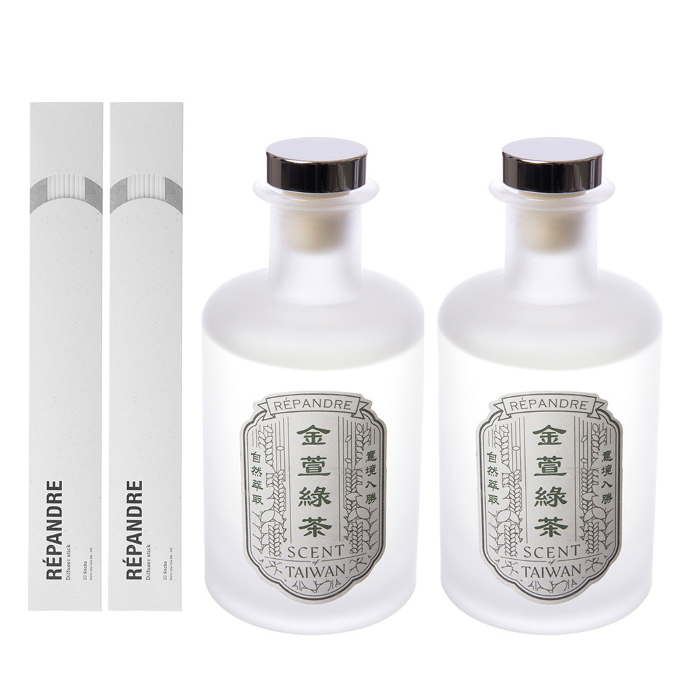 hoi! LAB台灣茶香氛 精油擴香220ml-金萱綠茶(2入組)_4