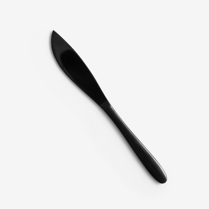 WAGA 簡約黑晶 21.5cm 不鏽鋼主餐刀│單品_0