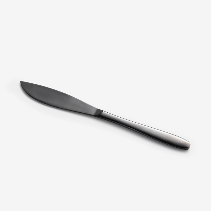 WAGA 簡約黑晶 21.5cm 不鏽鋼主餐刀│單品_1