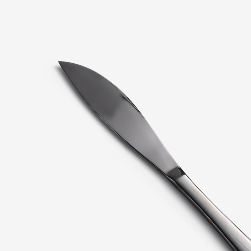 WAGA 簡約黑晶 21.5cm 不鏽鋼主餐刀│單品_2