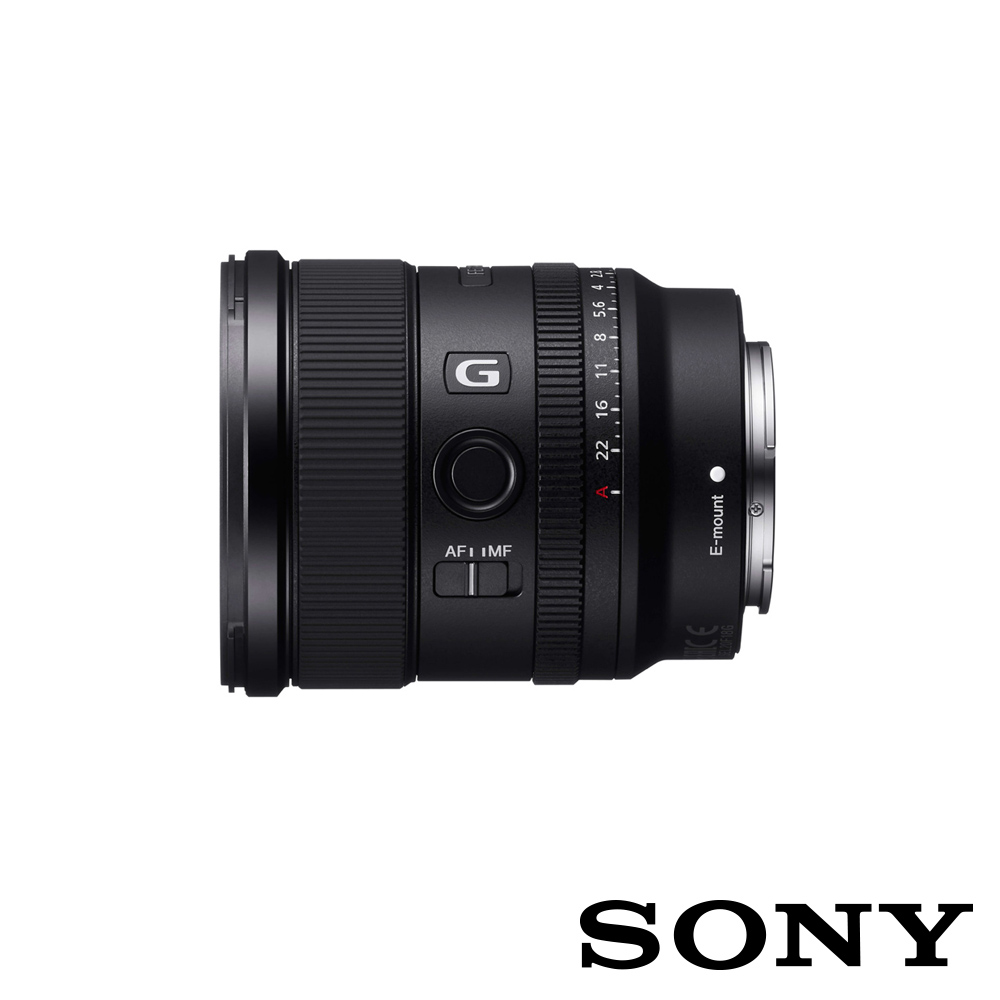 SONY】全片幅FE 20mm F1.8 G 大光圈超廣角定焦鏡頭SEL20F18G 公司貨