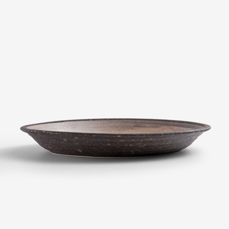 WAGA 拿鐵漩渦 27cm 陶瓷斜邊圓盤︱單品_2