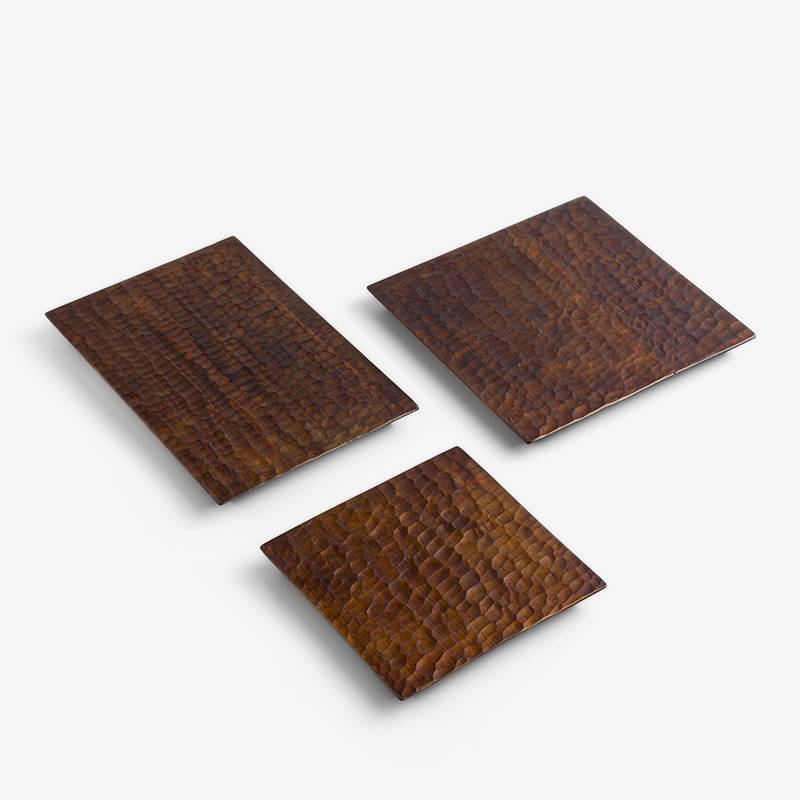 職人 原生木質 30cm 檜木長方盤︱刀痕︱單品_4