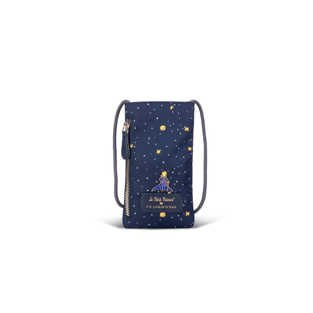 小王子Le Petit Prince聯名款】閃耀星空系列萬用側背袋-星空藍