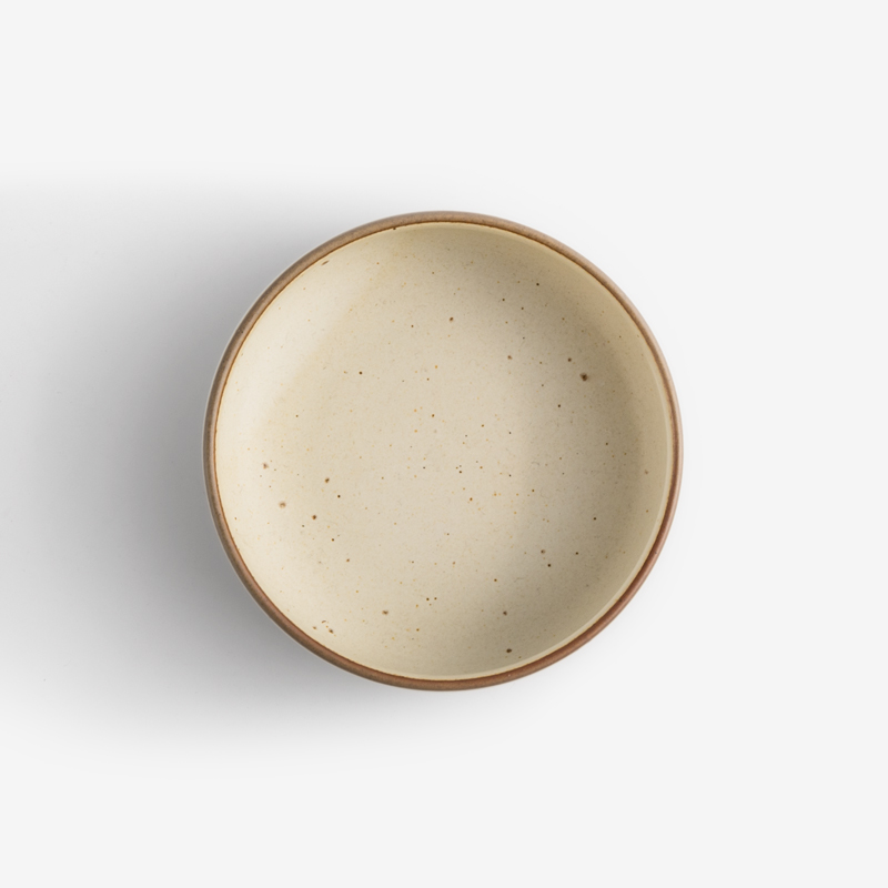 日式 柴燒手作 10cm 陶瓷小碟｜淺米｜單品_1