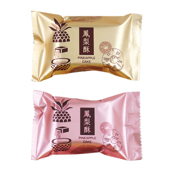 〔宜勤〕珍珠光－鳳梨酥鋁箔袋30g－ 金色／粉色100入（0510-02）_0