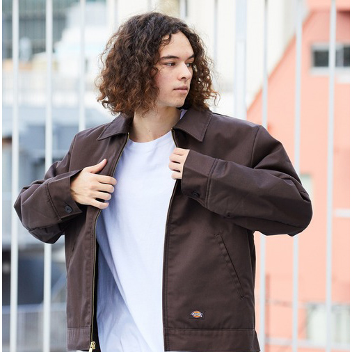 【DICKIES】TJ15 鋪棉工裝夾克 棕_1