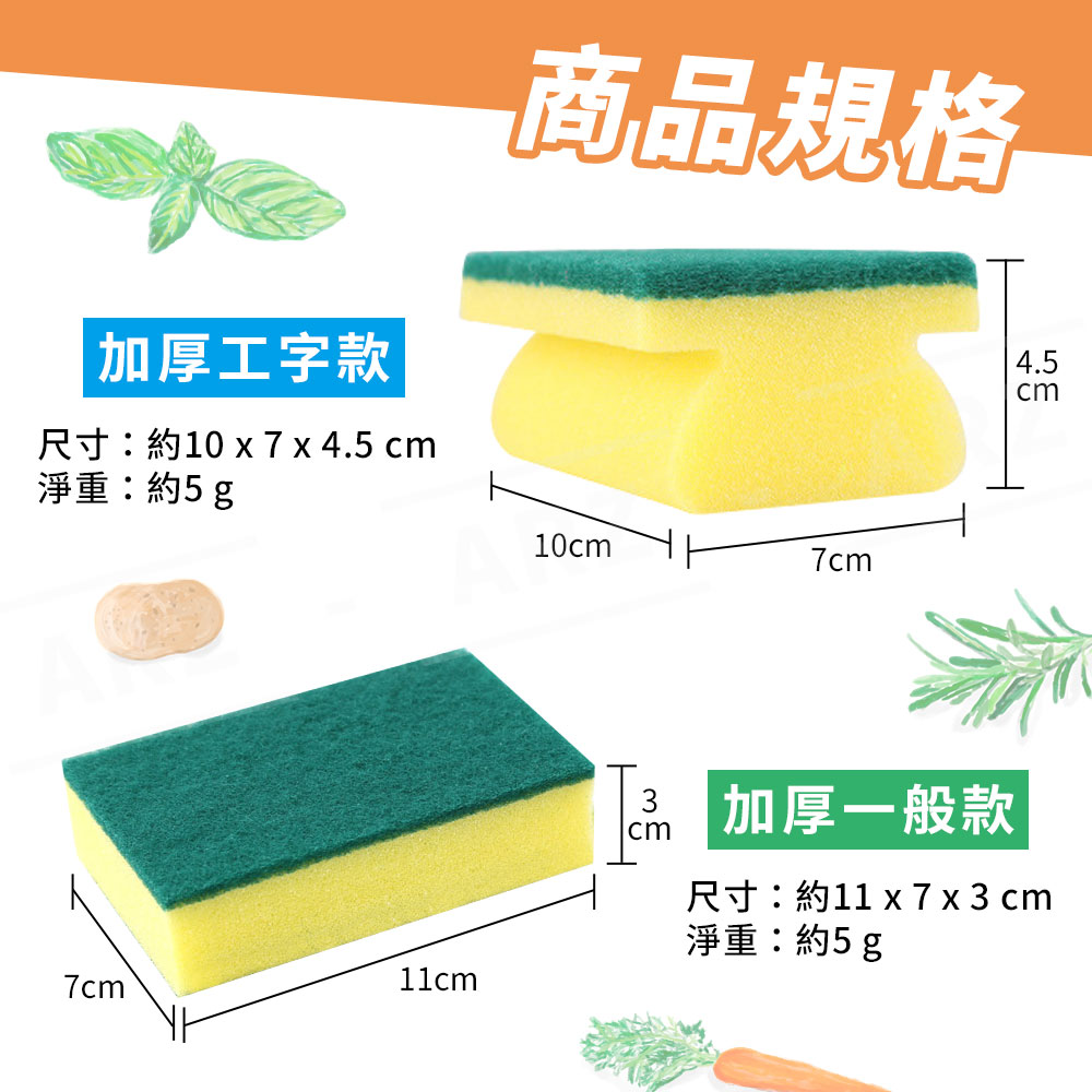 《加厚加大》 海綿菜瓜布 【C099】 工字 洗碗刷 兩用菜瓜布 雙面菜瓜布 清潔海綿 海綿擦 廚房菜瓜布 洗碗 洗盤子 洗碗布 洗碗海綿 菜瓜布 清潔用品_8