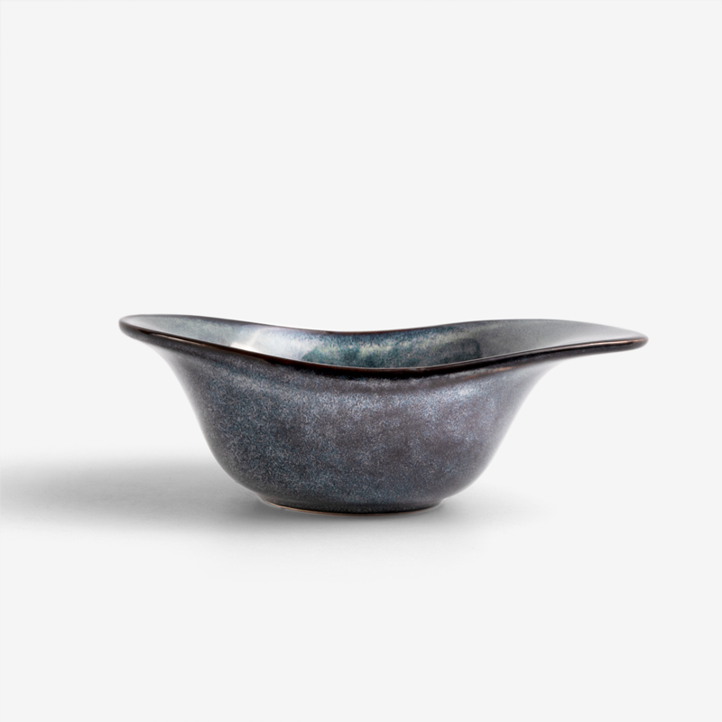 WAGA 夜空映色 13.5cm 陶瓷造型碗｜黛藍｜單品_2