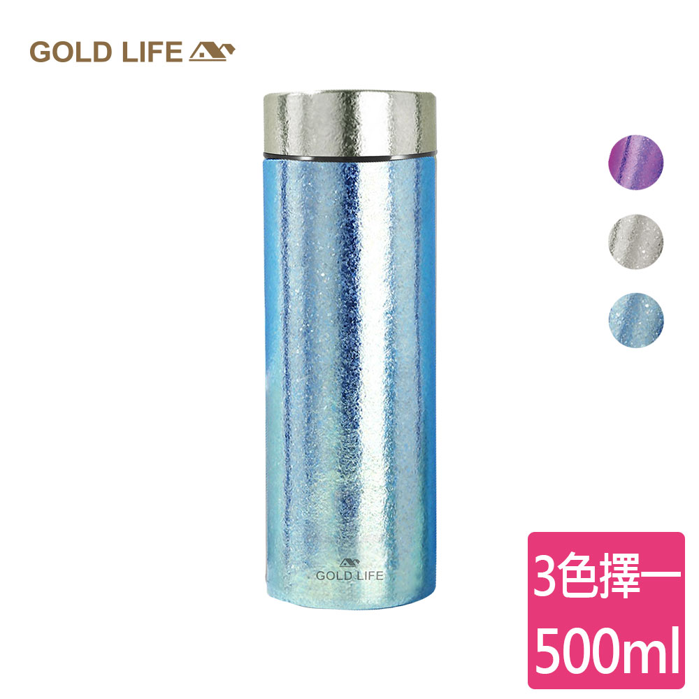 《GOLD LIFE》純鈦真空保溫杯-500ml (7338883)_0